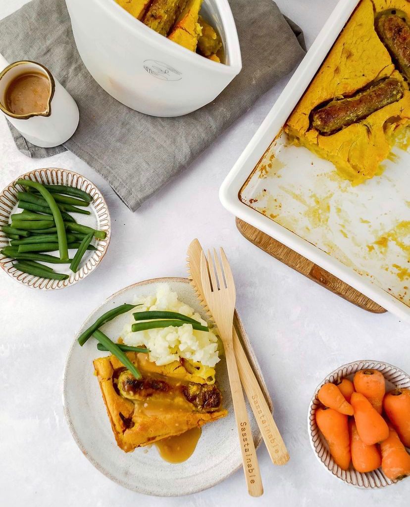 Vegan Toad-in-the-Hole – Sasstainable