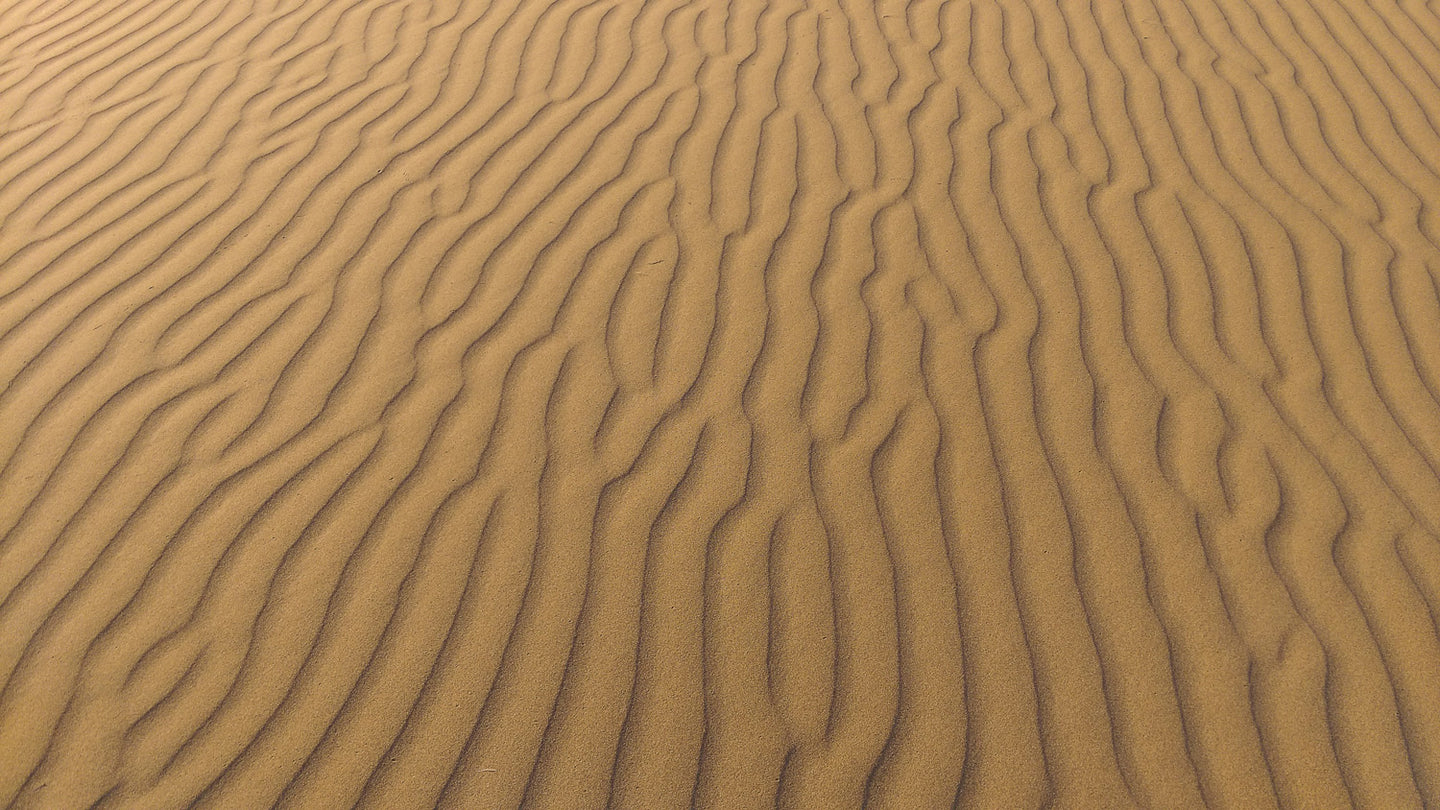 Sand stretching into the distance